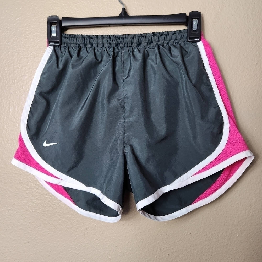 Nike Womens Tempo Black Running Shorts w/ Inner Liner-Size XS